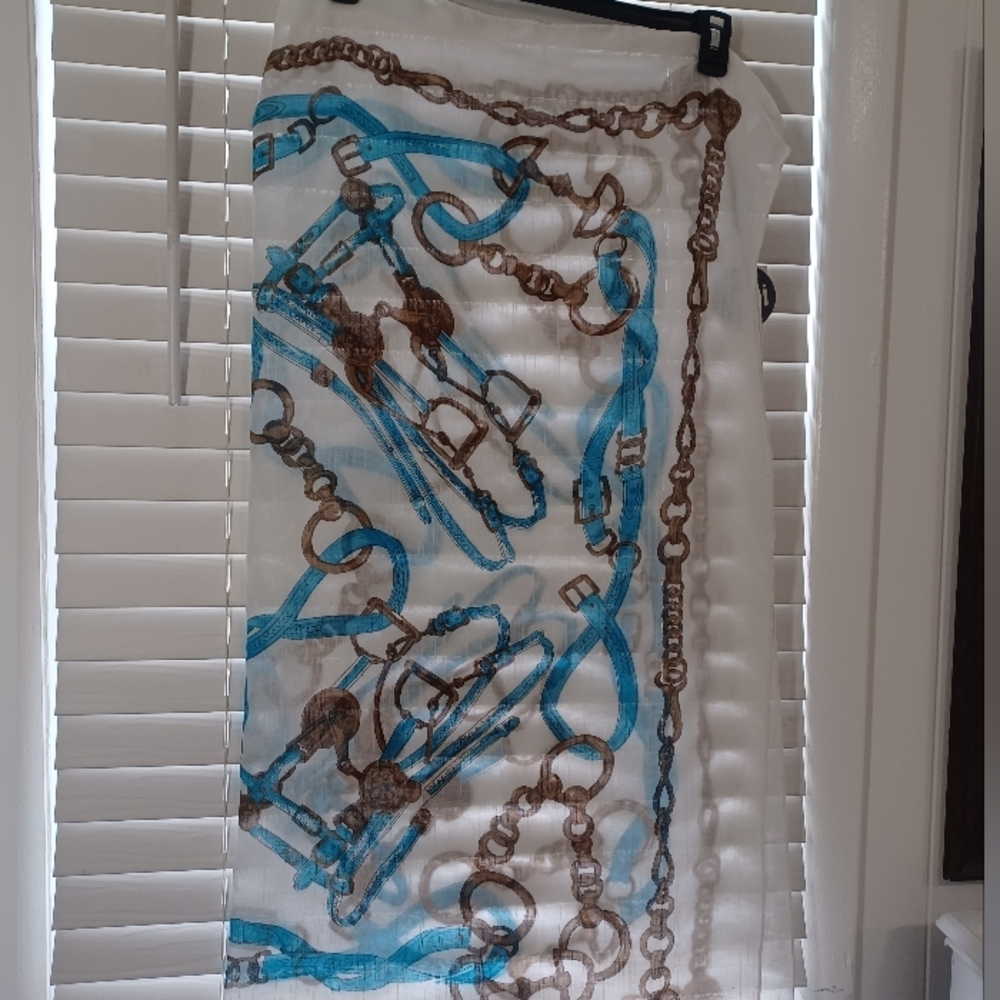 Equestrian Scarf Square - Picture 5 of 5